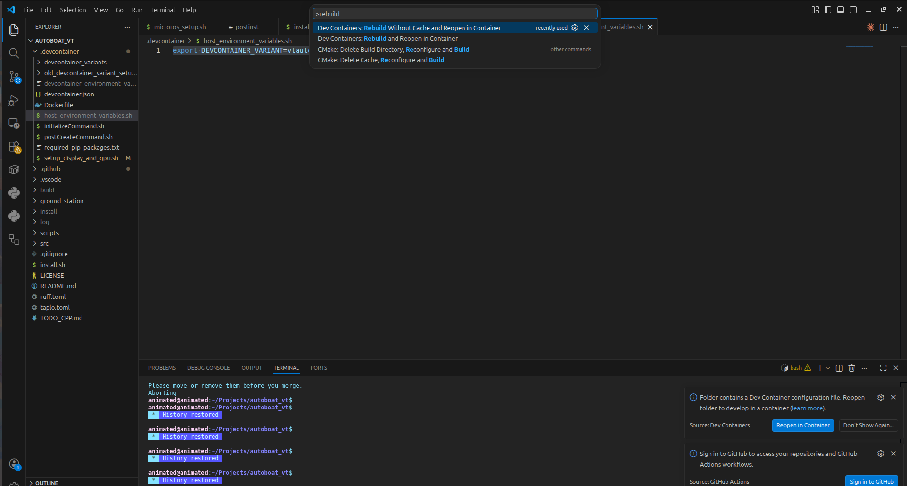 rebuild_reopen_devcontainer