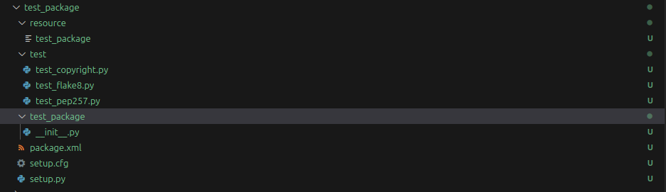 Test Package Folder Example